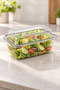 50 Pieces 750 Cc Leak-Proof Transparent Pet Food Container Salad Appetizer Yogurt Dessert Takeaway Container - 8