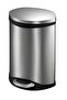 Shell Stainless Steel Pedal Bin with Slow Close Lid | Trash Can with Lid | 6 Liter, Silver