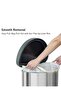 Artistic Round Step Waste Bin with Soft Close Lid | Trash Can with Lid | 45 Liter, Silver - 7