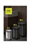 Shell Stainless Steel Pedal Bin with Slow Close Lid | Trash Can with Lid | 6 Liter, Silver - 2