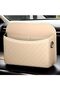 Car Seat Side Organizer Adhesive PU Leather Storage Box - 2