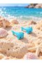 Handmade Murano Glass Blue Shark Beads (2 Pieces)