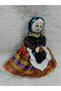 Geographical Trademark Traditional "Carrying Water Test Stone" Handmade Cloth Doll 5K3Z - 3