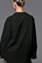 Women's Oversize Casual Poplin Shirt with Pockets - 3