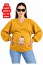 3 Yarn Combed Cotton Hand-Shaking Baby Printed Pregnant V-Neck Sweatshirt Jw4