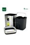 Fingerprint Proof Stainless Steel Open Top Trash Bin | 9 Liter, Silver - 3