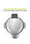 Heavy Duty Fingerprint Proof Stainless Steel Pedal Bin | Trash Can with Lid | 8 Liter, Silver - 6