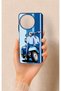 Realme 11 Compatible Blue Scooter Patterned Silicone Case