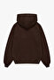 Planet Hollywood Printed Oversize Unisex Brown Hoodie - 2