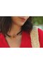 Original Lapis Lazuli and Gold Paperclip Lock Special Design Necklace, 8 mm - 2