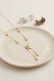 Brass Gold Color Zircon Stone Star Model Women's Necklace