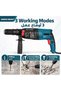 مثقاب دوار GREEN MOUNT، مثقاب خرساني بثلاثة أوضاع SDS Plus مع دوران 360 درجة °   مقبض مع نظام تغيير سريع للأدوات - 4