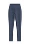 1059 Women's High Waist Gathering Premium Basic Leggings Indigo - 2