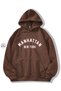 Manhattan Printed Cotton 3 Thread Threaded Oversize Sweatshirt