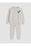 Dinosaur Printed Boys' Tracksuit Set - 3
