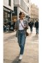 Multicolor / Blue Patchwork Plaid Shirt - 2