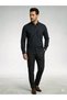 Men's Black Cashmere Lumberjack Style Shirt Comfortable Fit New Season Winter Fashion Trend