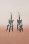 Copper Color Turquoise Stone Authentic Model Women's Bijouterie Earrings 130758 - 2