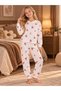 Girl Cotton Soft Cherry Print Long Sleeve Pajama Set