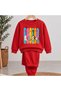 Team Sweatshirt Colorful Duck Printed Girls' and Boys' Crew Neck Sweatshirt