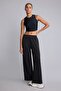 Ultra Soft Wide Leg Long Modal Sports Pants with Pockets G8988Ax26Sp