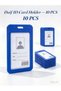 بطاقة جيب طولي ربطه 10 حبه لون ازرقVertical Pocket Card Holder, 10 Pieces, Blue Color