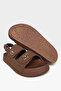 Women's Velcro Sandals Brown - 7