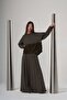 937 Woven Fabric Garnished Luna Skirt Set Khaki