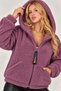 Women's Hooded Plush Zippered Sweat – Oversized Soft Fleece Hoodie – Winter Warm (S-2Xl) - 8