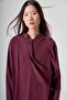 711 Fisherman Collar Bora Long Dress Bordo - 2
