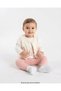 Baby Girl Set with Waffle Pants, Plush Vest and Badili for 1-2-3 Years Old, Stylish Baby Girl Set