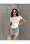 Buzzy Short Sleeve Crew Neck Women's T-Shirt - 6