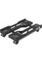 Adjustable Computer Tower Stand, Mobile PC Stand for Floor with 4 Locking Caster Wheels Fits