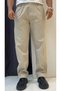 Elastic Waist Belt Detailed Gabardine Trousers - 3