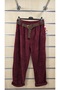 Italian Velvet Trousers with Belt