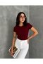 Buzzy Short Sleeve Crew Neck Women's T-Shirt - 3