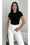 Buzzy Short Sleeve Crew Neck Women's T-Shirt - 4