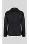 Leather Detailed Asymmetrical Zippered Black Jacket - 5