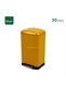 Pedal Bin | Powder-Coated Steel Trash Can | Hands-Free Step Waste Bin for Kitchen & Home | 30 Liters