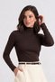 Women's Turtleneck Long Sleeve Premium Soft Blouse