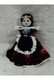 Cappadocia Geographical Marked Handmade Onion Cloth Doll - Multicolored Striped Kilim Motif Skirted Rope-Wrapped Mother Figure - Nostalgic Gift and Decorative Doll Dzmr