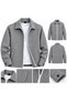 Unlined Jacket with Zipper Closure, Suitable for All Seasons, Soft Textured, with Side and Inner Pockets. - 3
