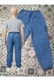 Children's Denim Pants with Cargo Pockets, Elastic Waist, Flexible and Comfortable, Elastic at the Legs... - 2