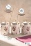 Cherry Blossom Porcelain 3-Piece Spice Rack Set - 2