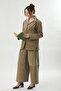 Basic Corduroy Jacket Beige - 2