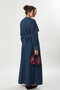 Aller Piece-Waist Tie Dress Light Blue - 6