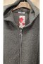 Italian Boucle Jacket with Hood, Plain Pattern - 2