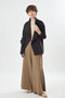 Wide Leg Polyviscon Trousers Mink