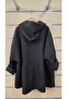Italian Boucle Jacket with Hood, Plain Pattern - 6