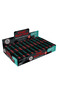 Vçs20 Vinyl 20-Piece Striped Black Eraser